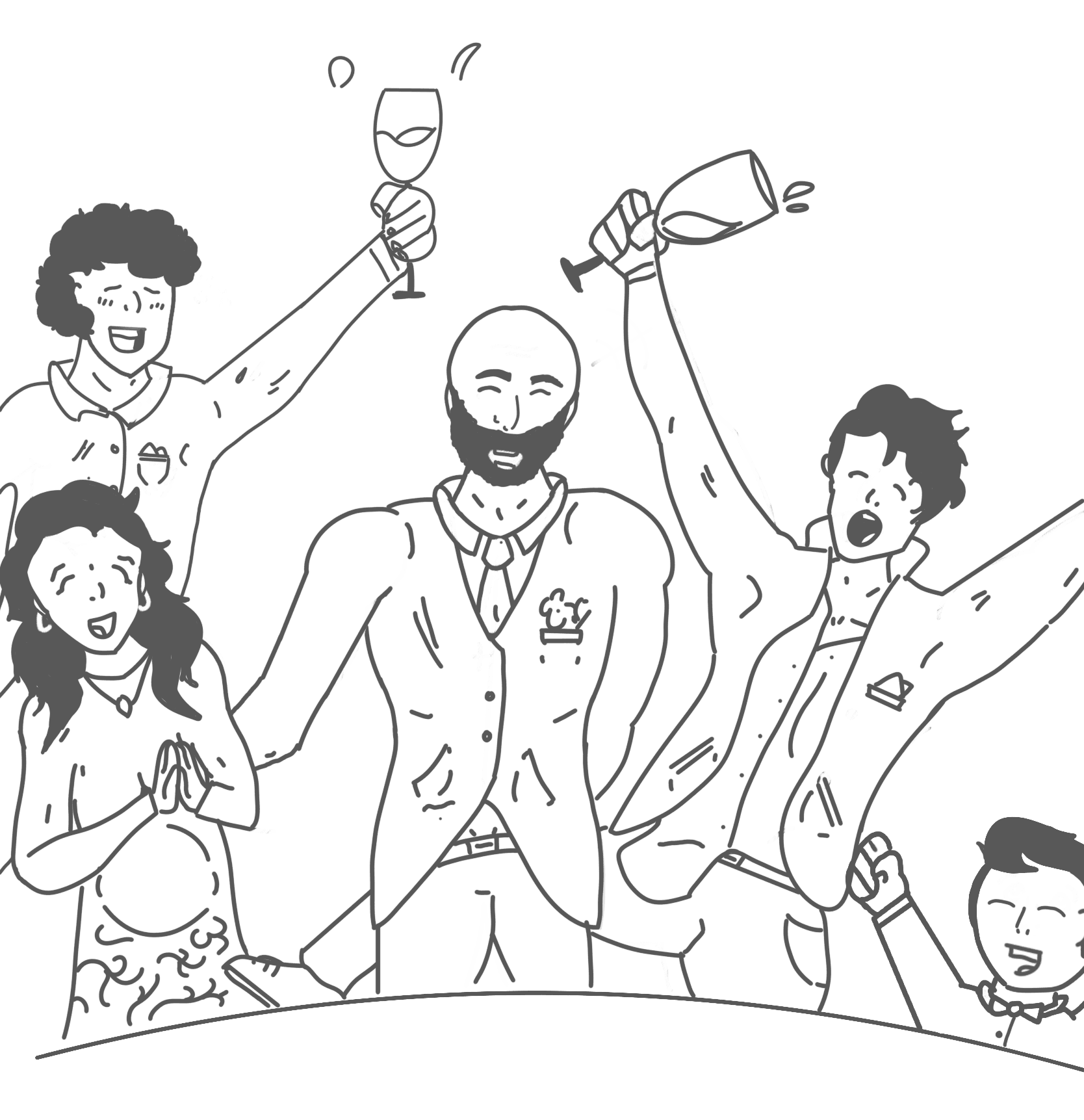 Have you ever been the ‘rowdy table’ at a wedding reception? 22nd C 2019