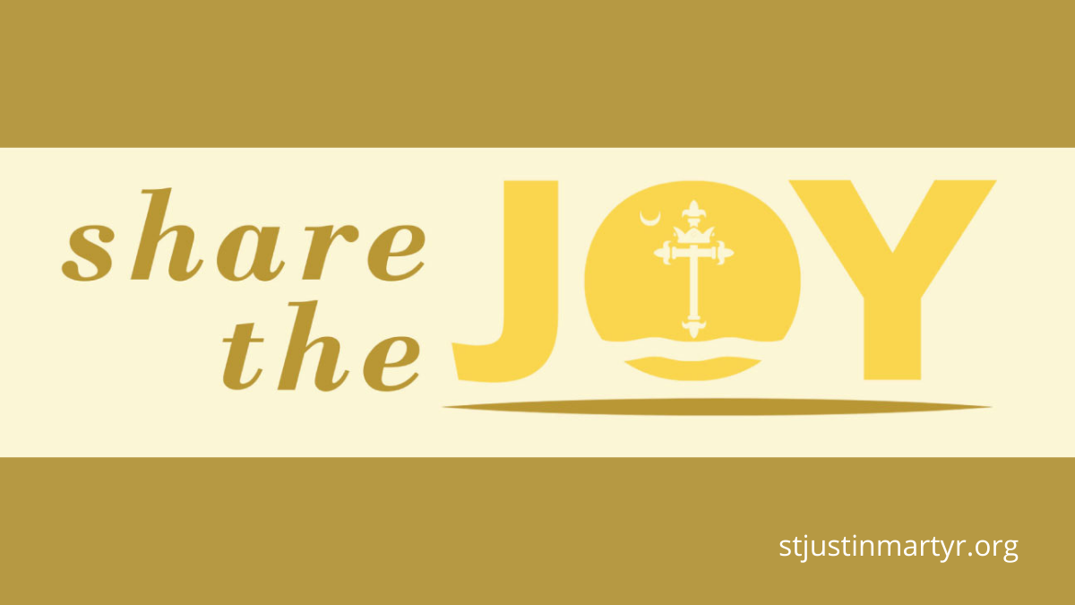 Pastor’s Message: Share the Joy