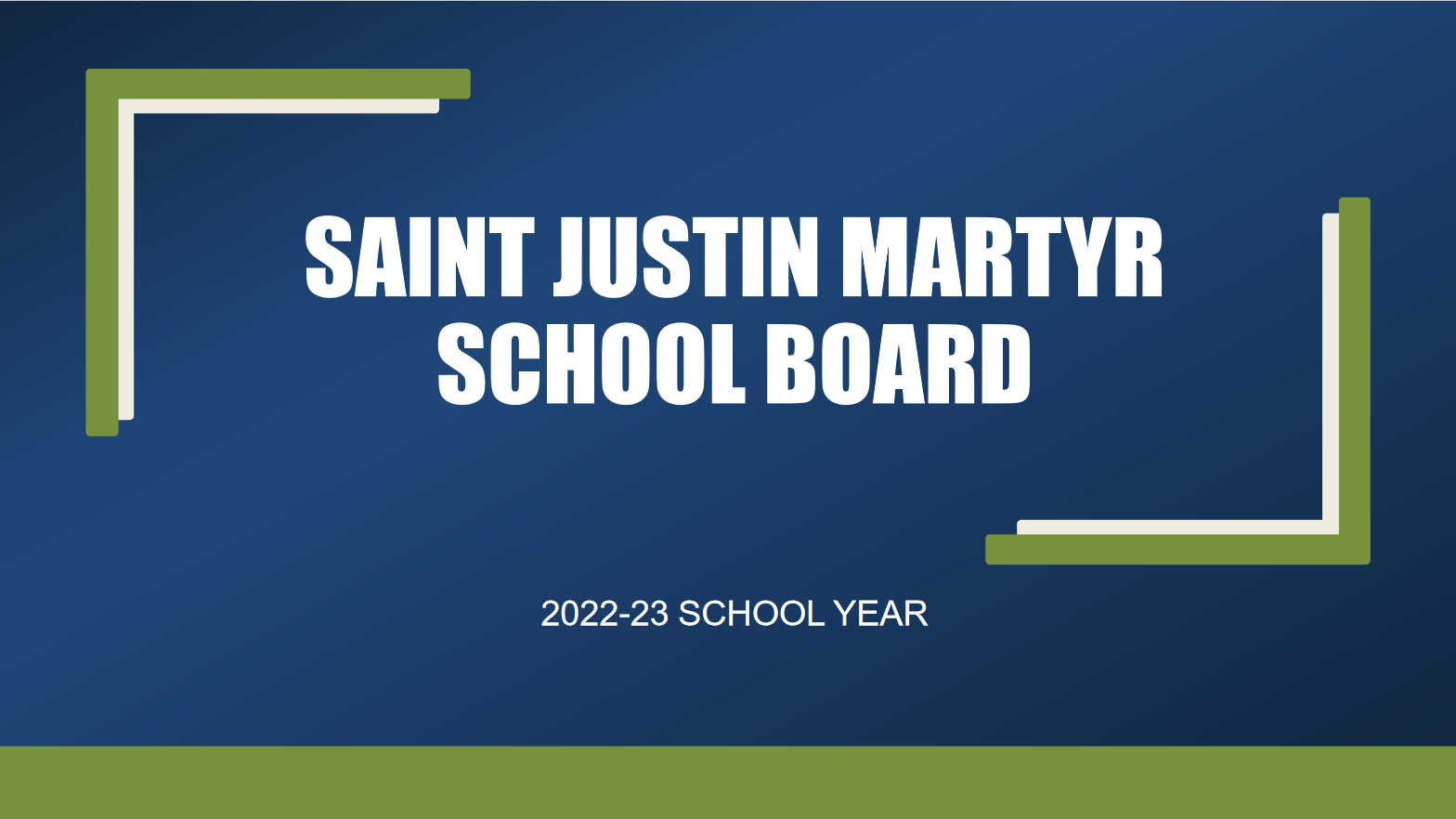 School Board for the 2022-2023 School Year