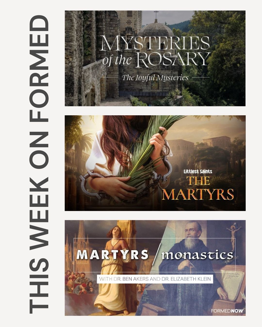 This Week on FORMED – Week of February 1, 2026