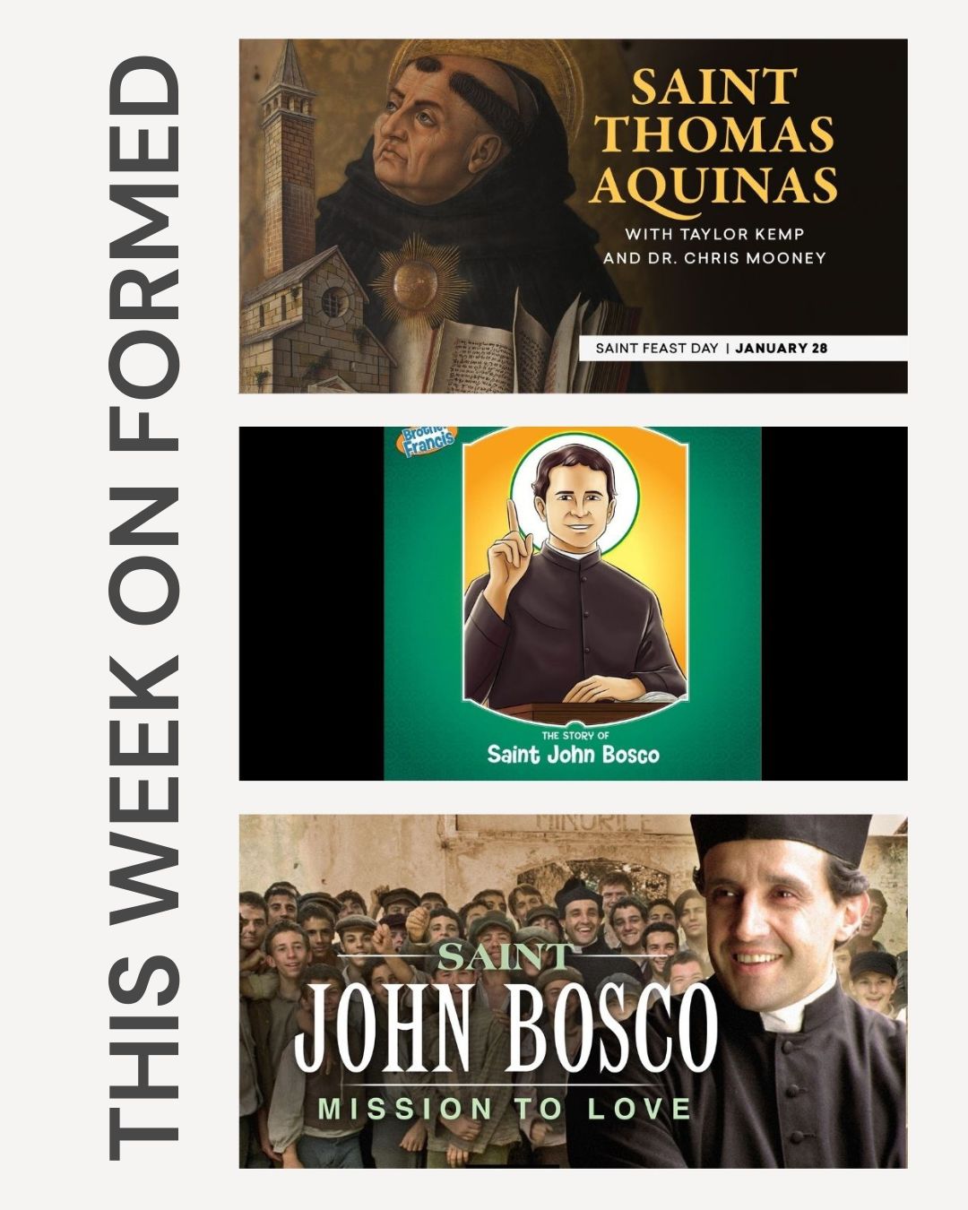 This Week on FORMED – Week of January 25, 2026