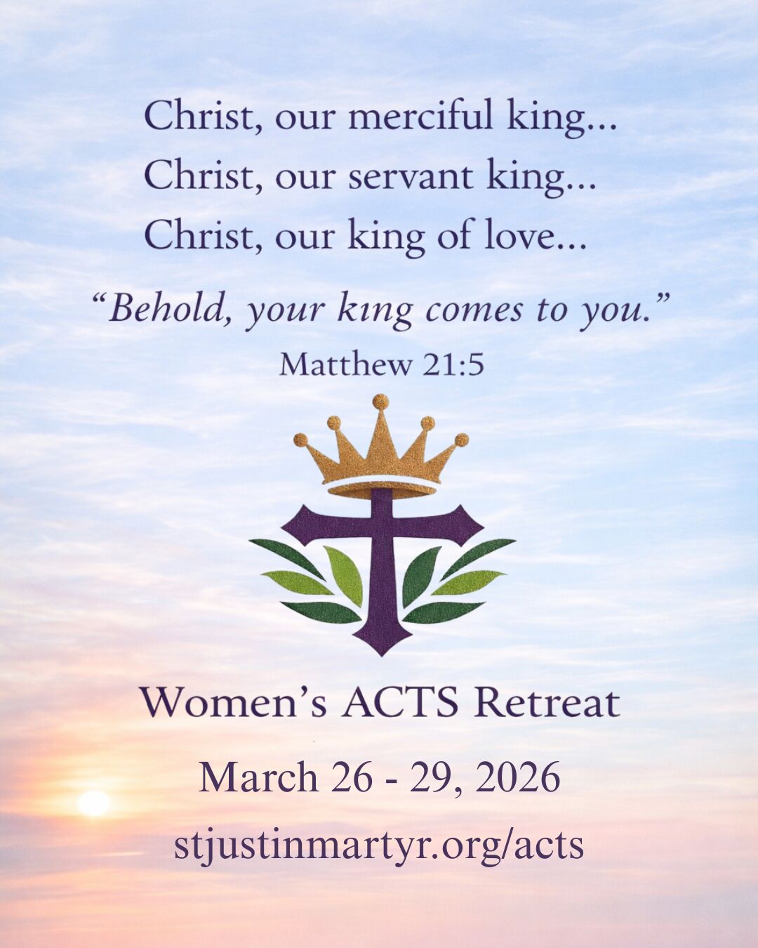 An Invitation to the Women’s ACTS Retreat
