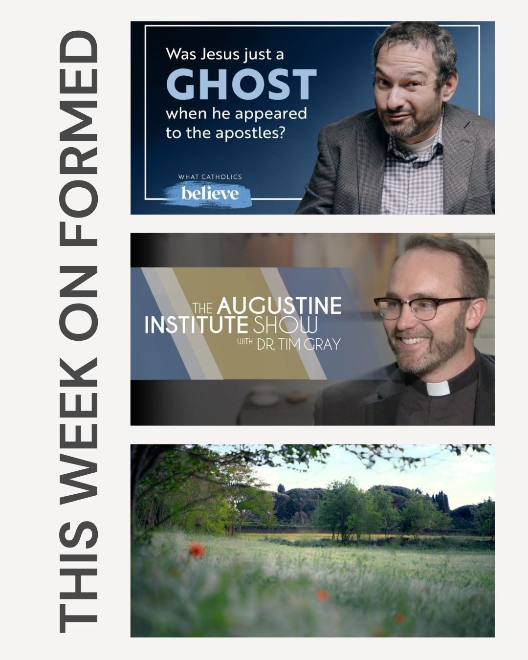 This Week on FORMED – Week of April 5, 2026