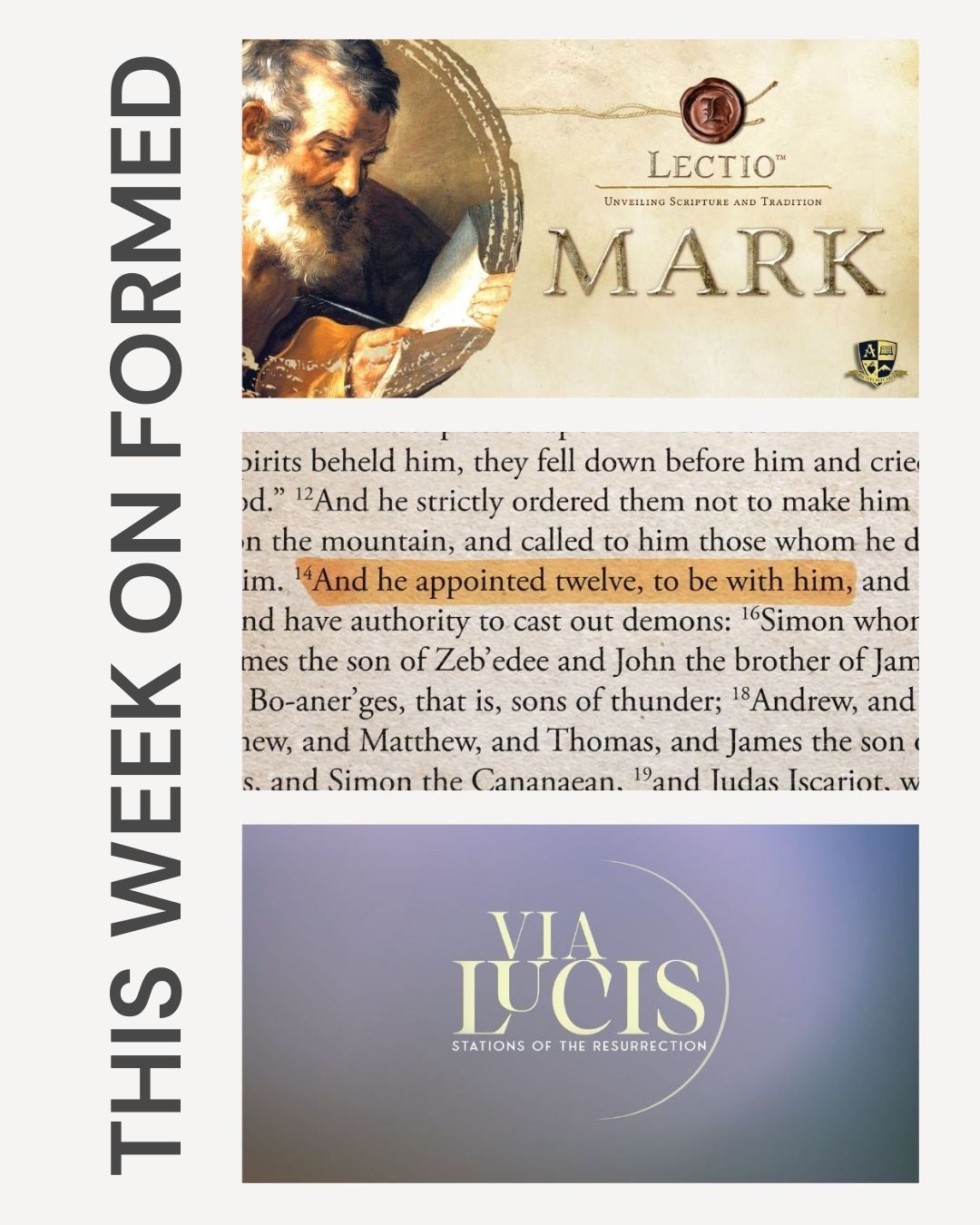 This Week on FORMED – Week of April 19, 2026