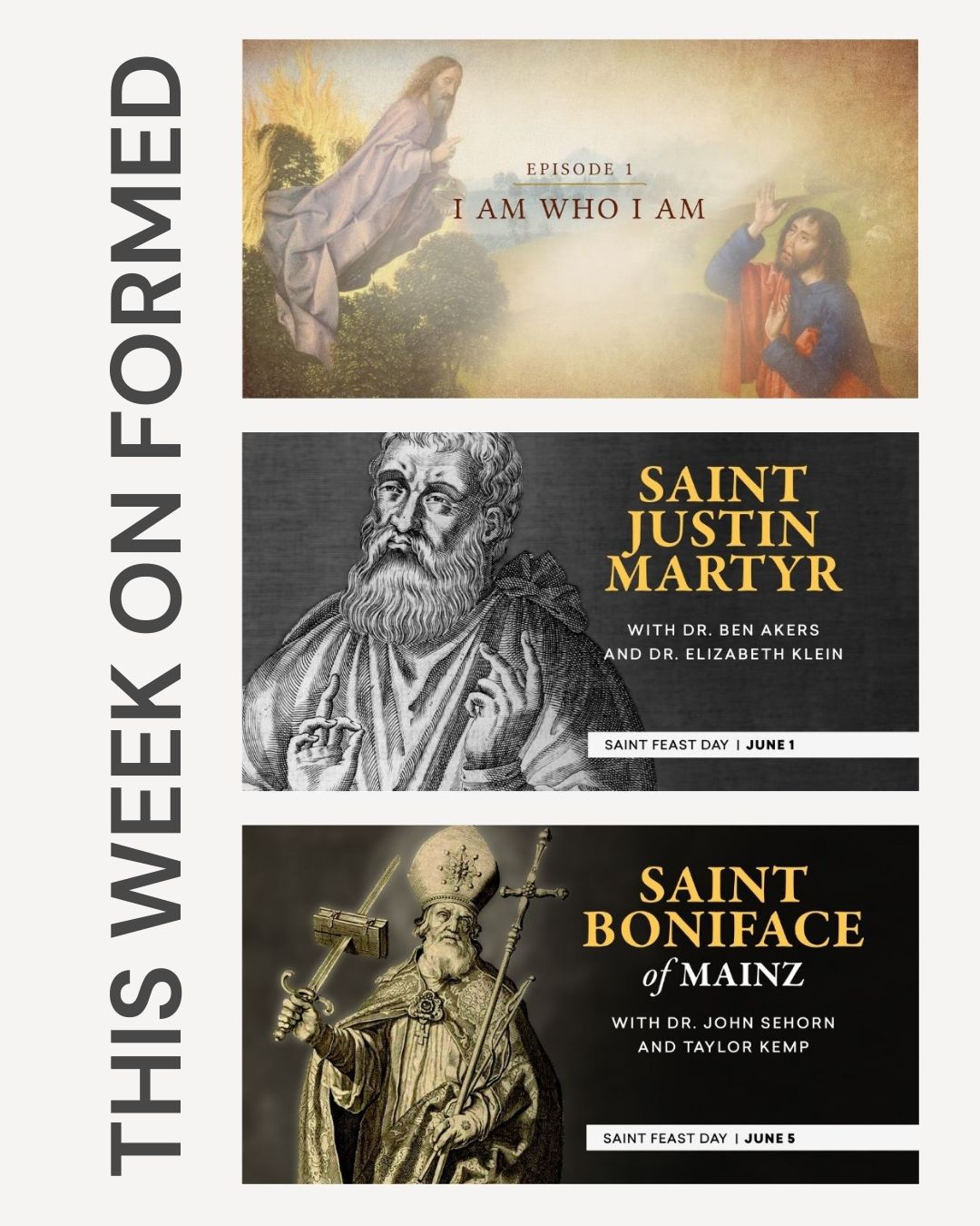 This Week on FORMED – Week of May 31, 2026