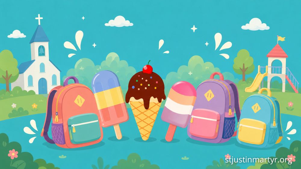 Backpack Blessing and Ice Cream Social
