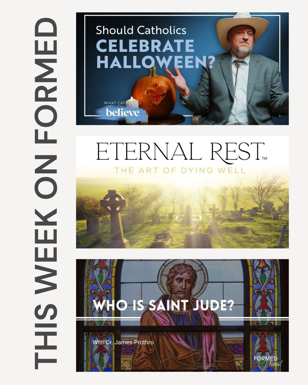 Halloween, Eternal Life, and St. Jude: This Week on FORMED